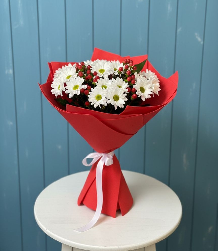 Букет цветов из: Хризантемы в Алхан-Кале