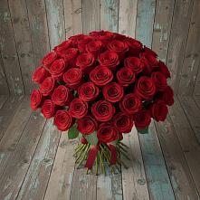 Букет 55 Красных роз Фридом #REPLACE_PRED# Алхан-Кале