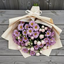 Букет цветов из:  Розы и Хризантемы в Алхан-Кале