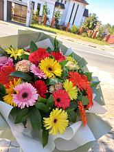 Букет цветов из:  Герберы #REPLACE_PRED# Алхан-Кале