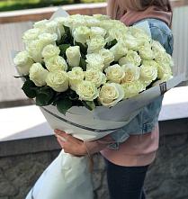 Букет 35 Белых роз в Алхан-Кале