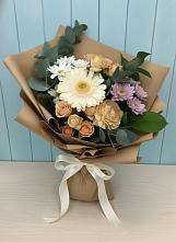 Букет цветов из:  Герберы и Хризантемы в Алхан-Кале