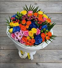 Букет цветов из:  Розы и Хризантемы в Алхан-Кале