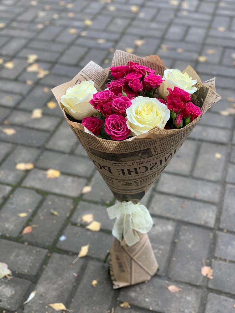 Букет Удивительный из роз в Алхан-Кале Букет цветов из: Розы в Алхан-Кале