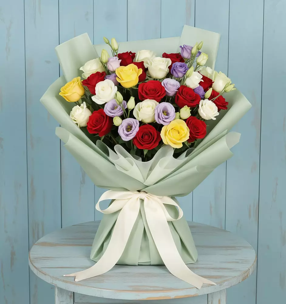 Букет Модная красотка в Алхан-Кале Букет цветов из: Розы в Алхан-Кале